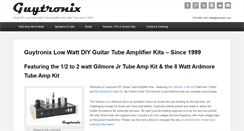 Desktop Screenshot of guytronix.com