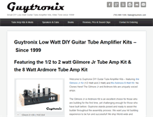 Tablet Screenshot of guytronix.com